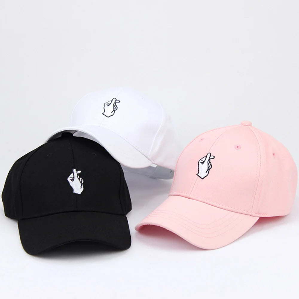 Pink Adjustable Snapback Cap